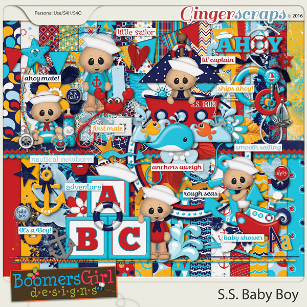 S.S. Baby Boy by BoomersGirl Designs