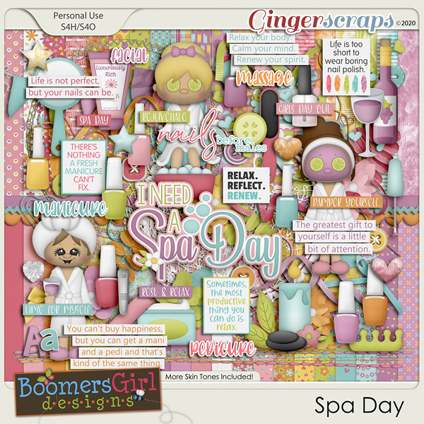 Spa Day by BoomersGirl Designs