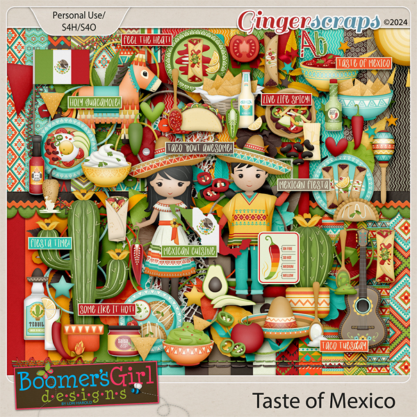 Taste of Mexico by BoomersGirl Designs