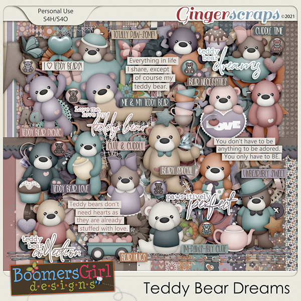 Teddy Bear Dreams by BoomersGirl Designs