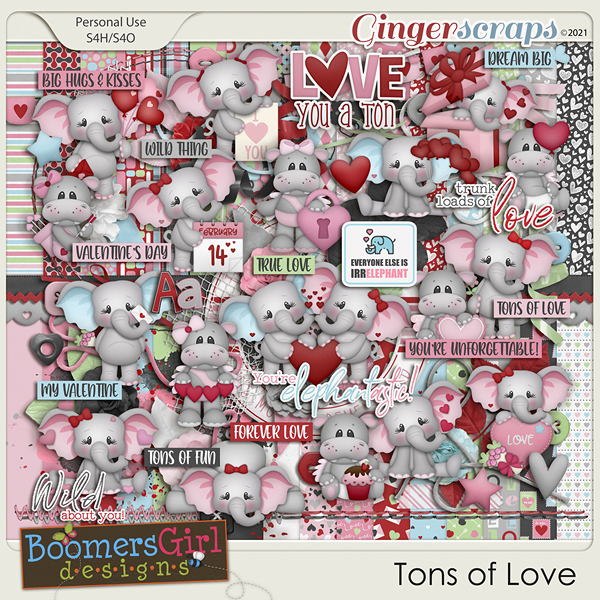 Tons of Love by BoomersGirl Designs