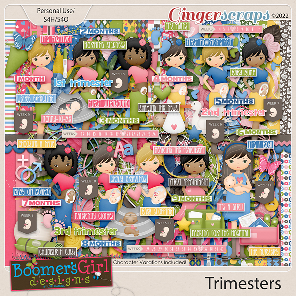 Trimesters by BoomersGirl Designs