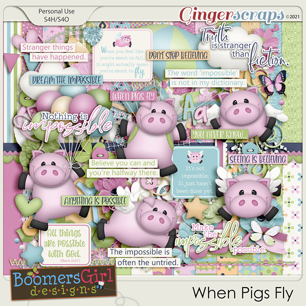 When Pigs Fly by BoomersGirl Designs