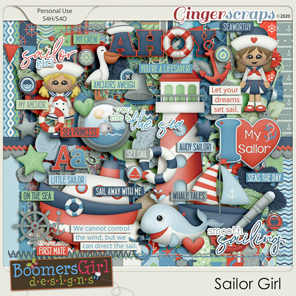 Sailor Girl by BoomersGirl Designs