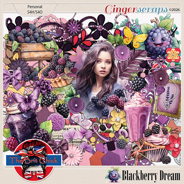 Blackberry Dream Elements By The Brit Chick