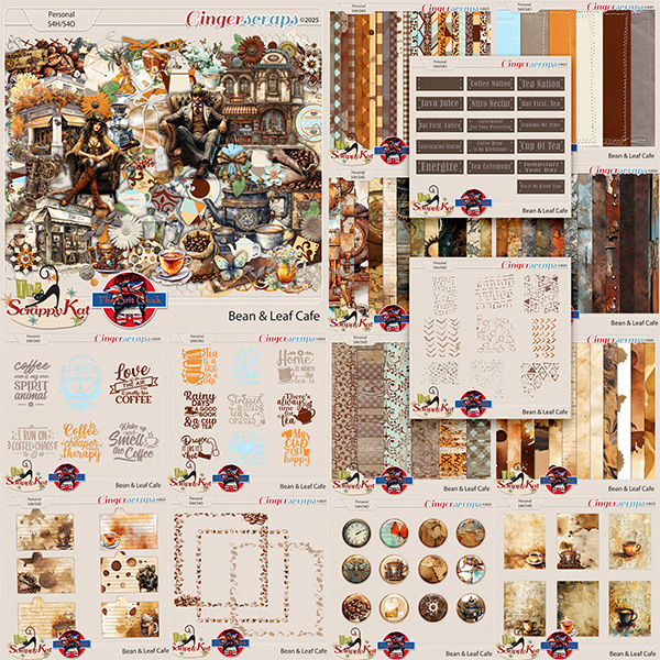 Bean & Leaf Cafe Mega Bundle By The Brit Chick