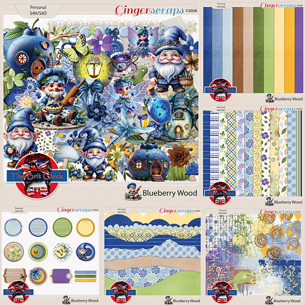 Blueberry Wood Bundle By The Brit Chick