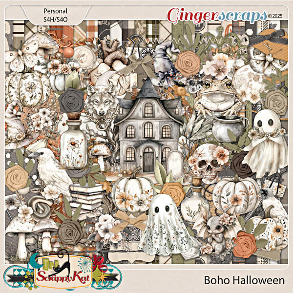 Boho Halloween Kit by The Scrappy Kat