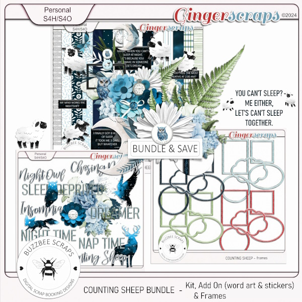 Buzzbee Scraps: Counting Sheep Bundle