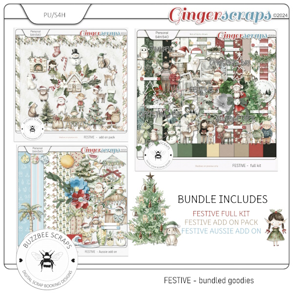 Buzzbee Scraps: Festive Bundled Goodies