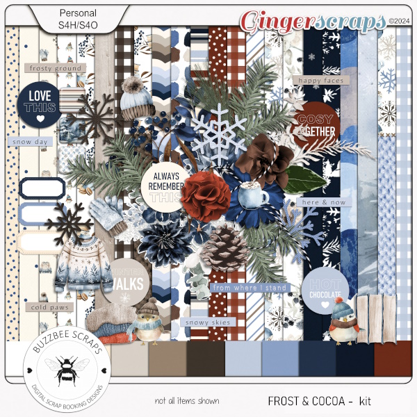 Buzzbee Scraps: Frost and Cocoa Kit