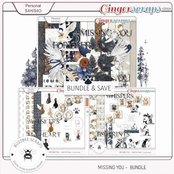 Buzzbee Scraps: Missing You Bundle