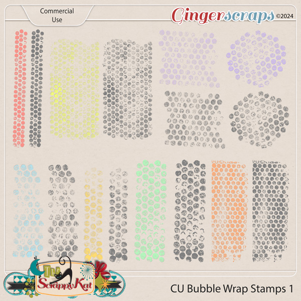 CU Bubble Wrap Stamps 1 by The Scrappy Kat