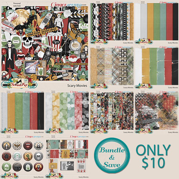 Scary Movies Bundle by The Scrappy Kat