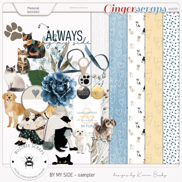 Buzzbee Scraps: By My Side Sampler Pack