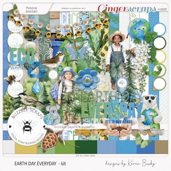 Buzzbee Scraps: Earth Day Everyday Kit