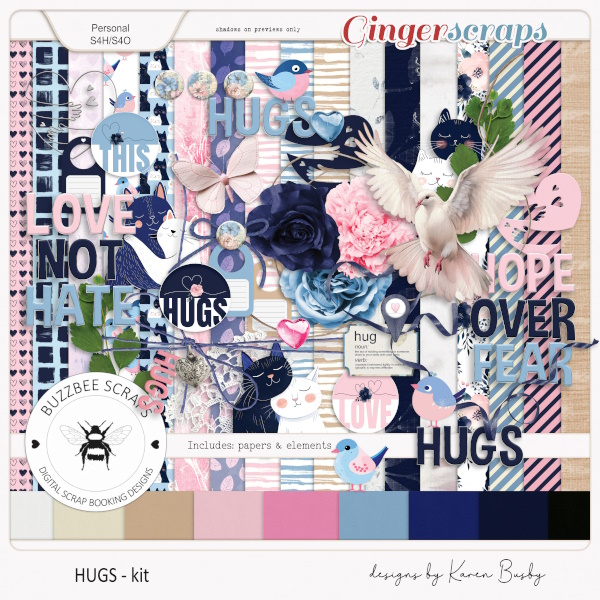 Buzzbee Scraps: Hugs Kit