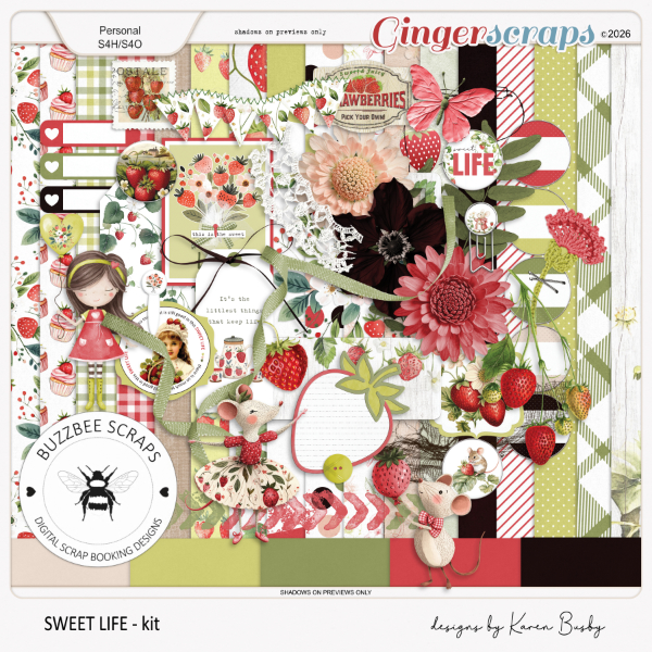 Buzzbee Scraps: Sweet Life Kit