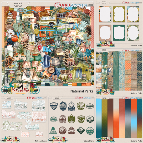 National Parks Mega Bundle by The Scrappy Kat