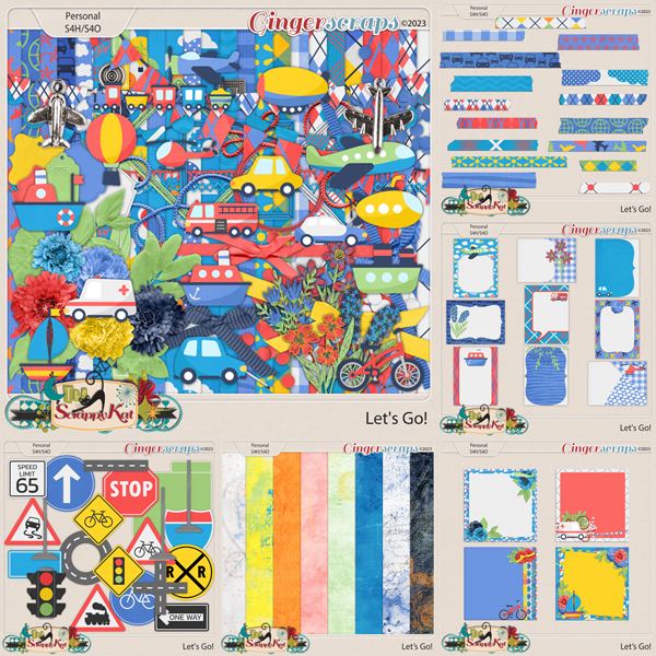 Let's Go! Bundle by The Scrappy Kat