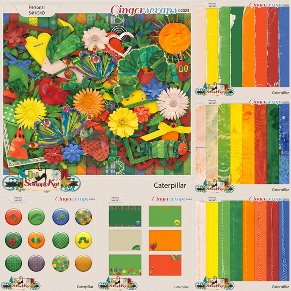 Caterpillar Bundle by The Scrappy Kat