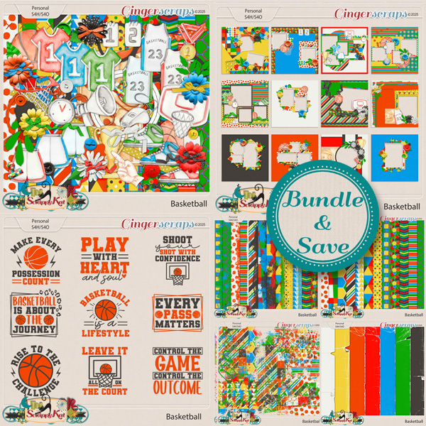 Basketball Bundle by The Scrappy Kat