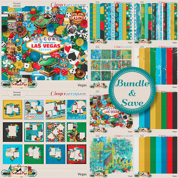 Vegas Bundle by The Scrappy Kat