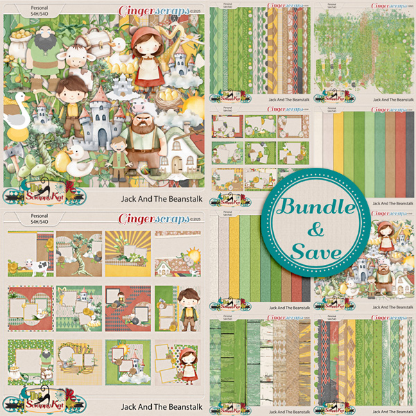 Jack and the Beanstalk Bundle by The Scrappy Kat