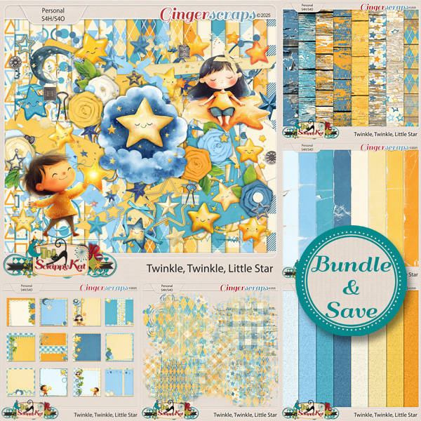 Twinkle, Twinkle, Little Star Bundle by The Scrappy Kat