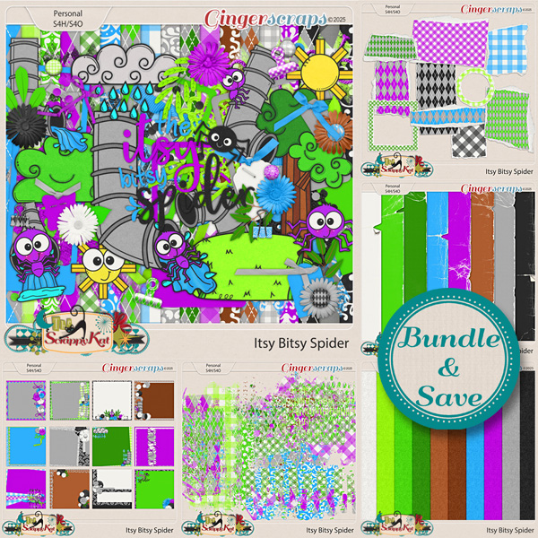 Itsy Bitsy Spider Bundle by The Scrappy Kat