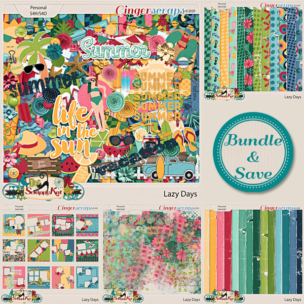 Lazy Days Bundle by The Scrappy Kat