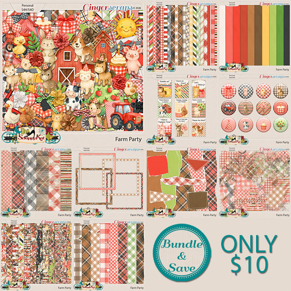 Farm Party Collection by The Scrappy Kat