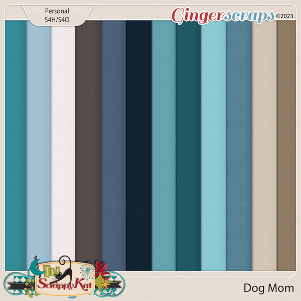 Dog Mom Cardstocks by The Scrappy Kat