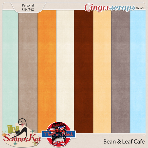 Bean & Leaf Cafe Cardstock By The Brit Chick