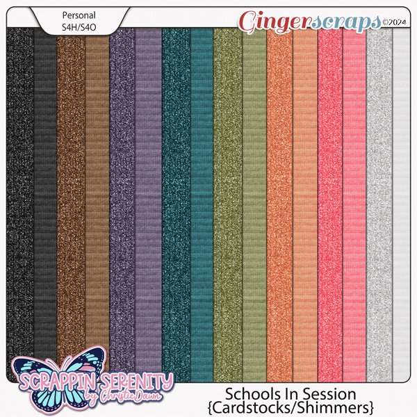 Schools In Session - Cardstock/Shimmer Papers