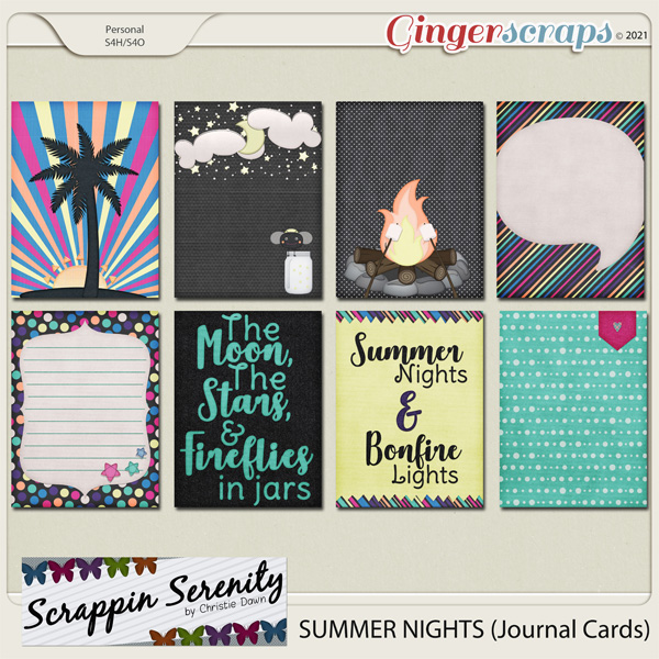 Summer Nights Journal Cards