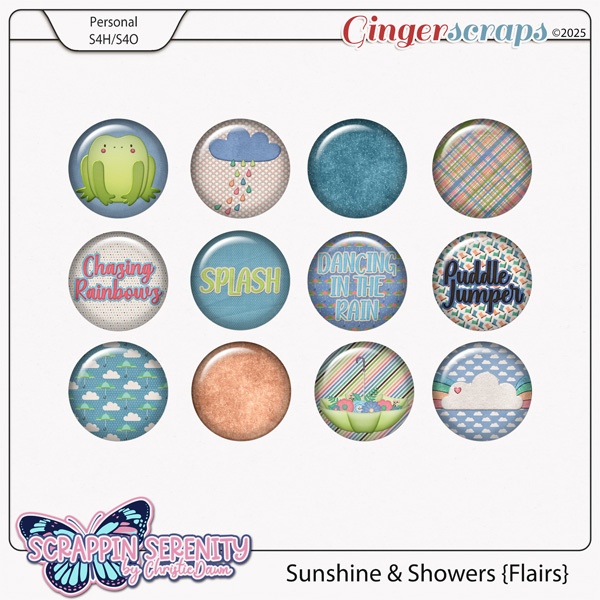 Sunshine & Showers Flairs