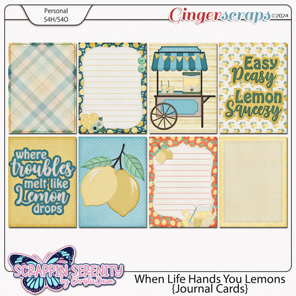 When Life Hands You Lemons - Journal Cards