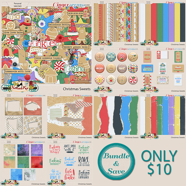 Christmas Sweets Bundle by The Scrappy Kat