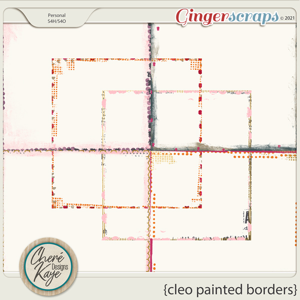 Cleo Painted Borders by Chere Kaye Designs