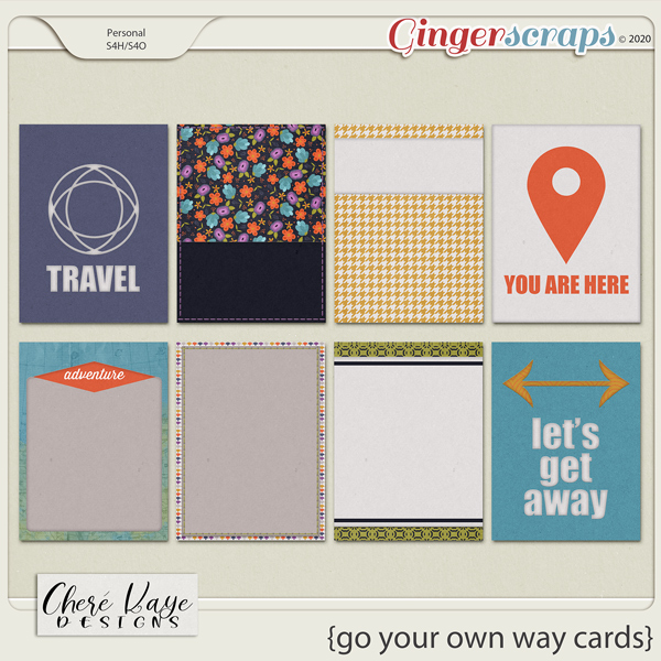 Go Your Own Way Cards by Chere Kaye Designs