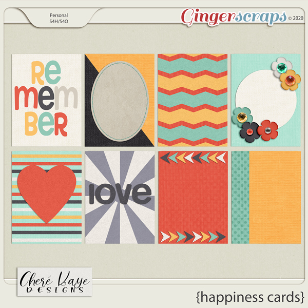 Happiness Cards by Chere Kaye Designs