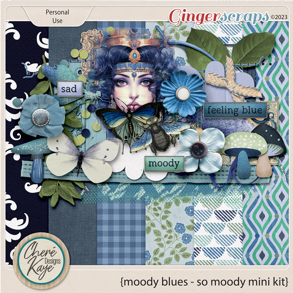 Moody Blues So Moody by Chere Kaye Designs