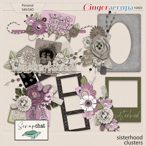 Sisterhood Clusters by ScrapChat Designs