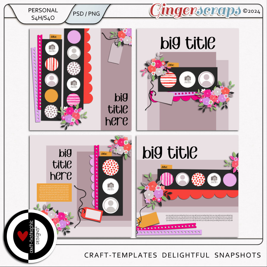 Craft ❤ Templates Delightful Snapshots