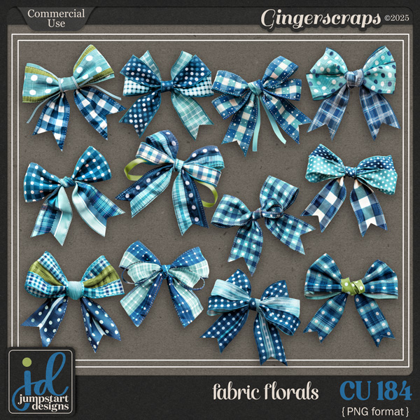 CU & PU 184 ~ Fabric Bows