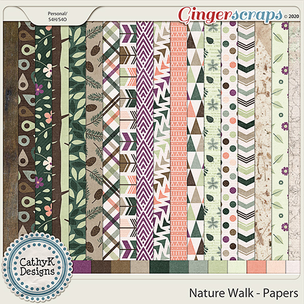 Nature Walk - Papers by CathyK Designs