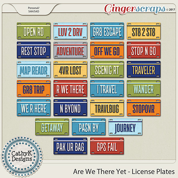 Are We There Yet - License Plates