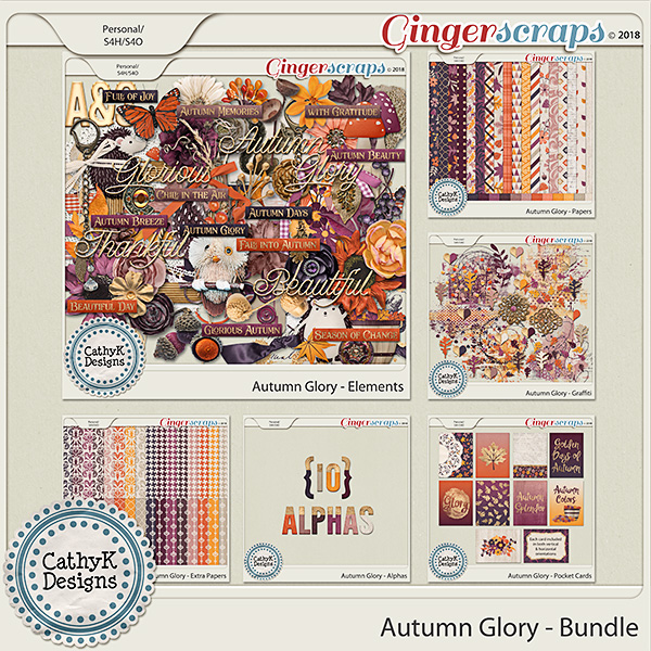 Autumn Glory - Bundle by CathyK Designs