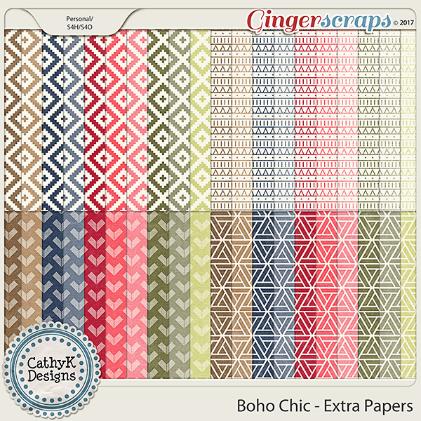 Boho Chic - Extra Papers